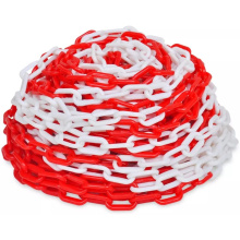 CHAINE SIGNALISATION PVC Ø8 ROUGE/BLANC SAC 25 METRES